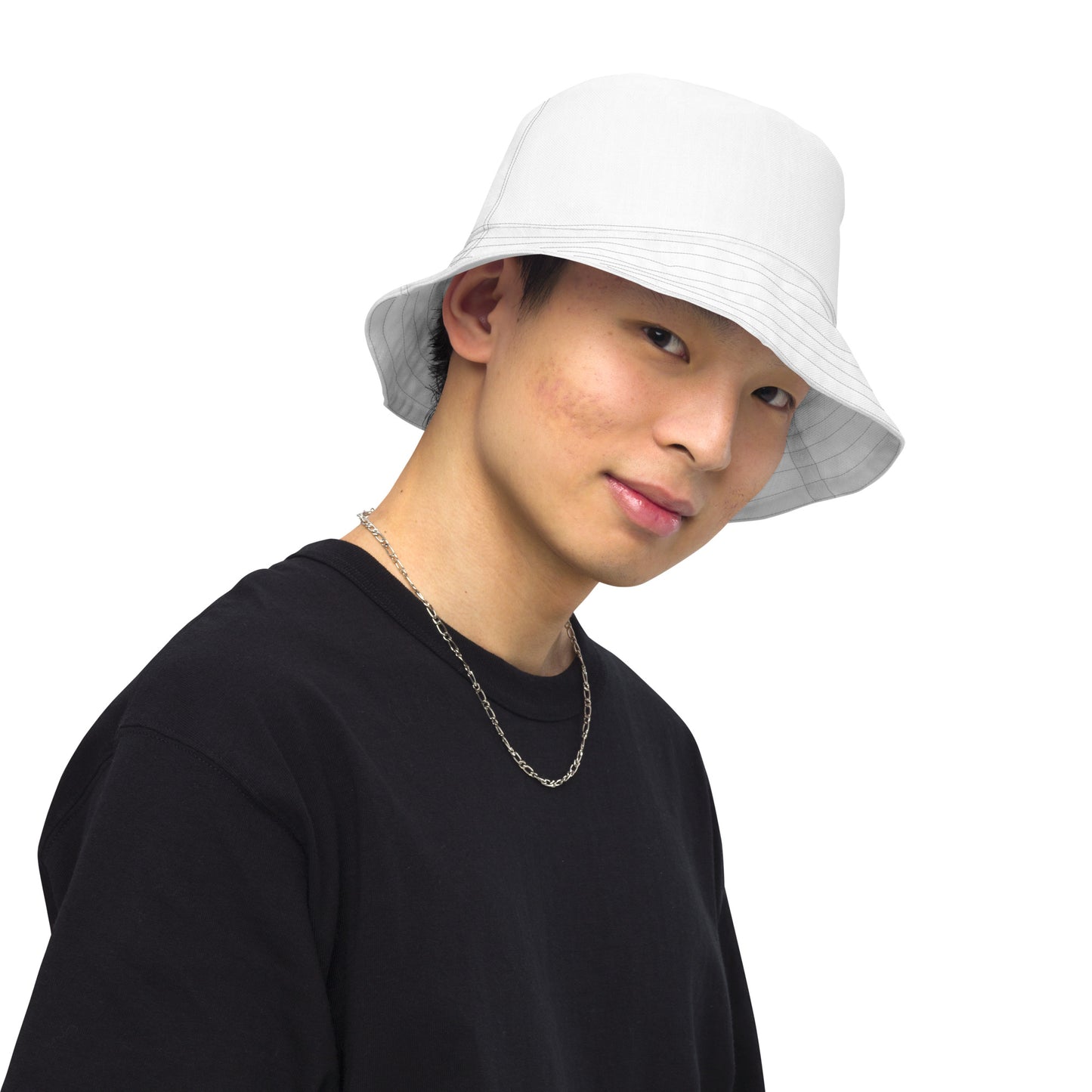 Bucket Hat Reversible with Circular Logo