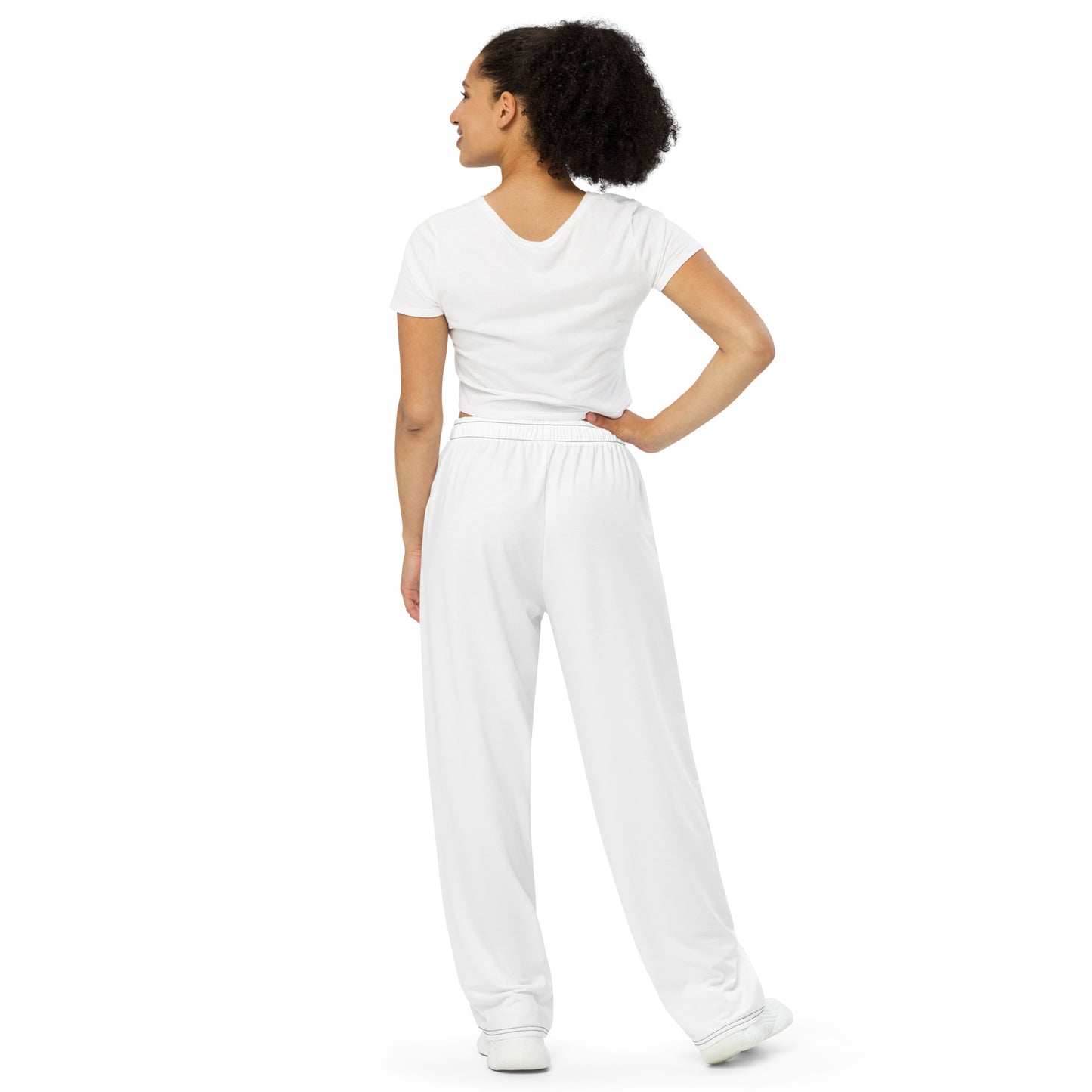 Unisex Wide-leg Lounge Pants Shield Logo