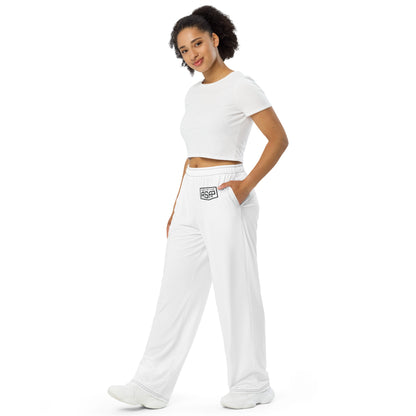 Unisex Wide-leg Lounge Pants Shield Logo