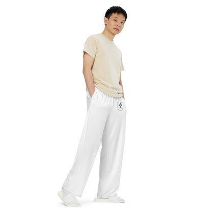 Unisex Wide-leg Lounge Pants Circular Logo