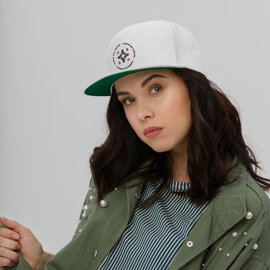 Snapback Hat Circular Logo