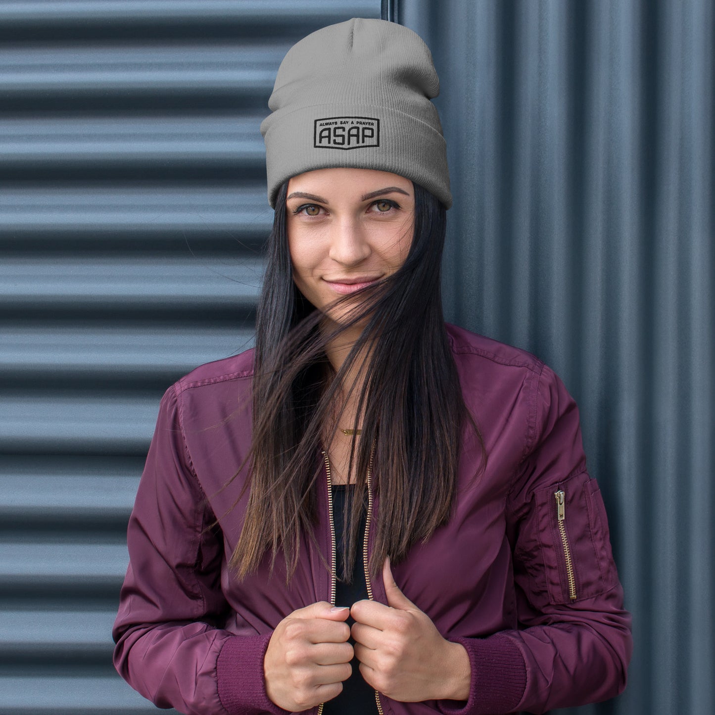 Beanie Unisex with Dark Shield Logo