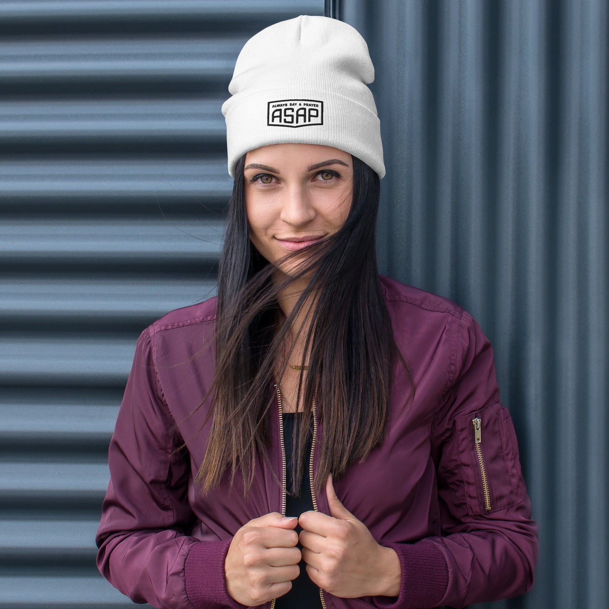 Beanie Unisex with Dark Shield Logo