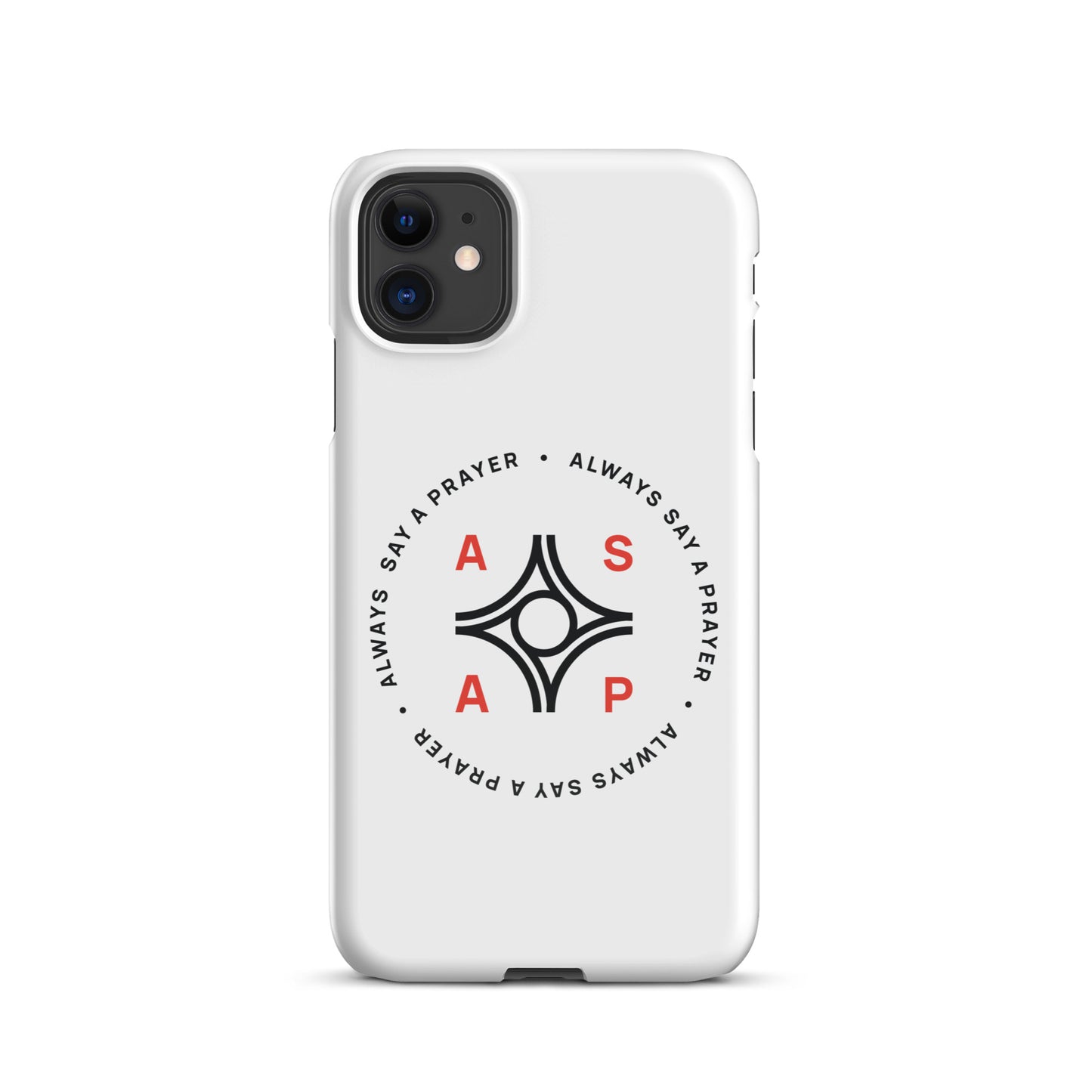 Snap-on Cell Phone Case Circular Logo