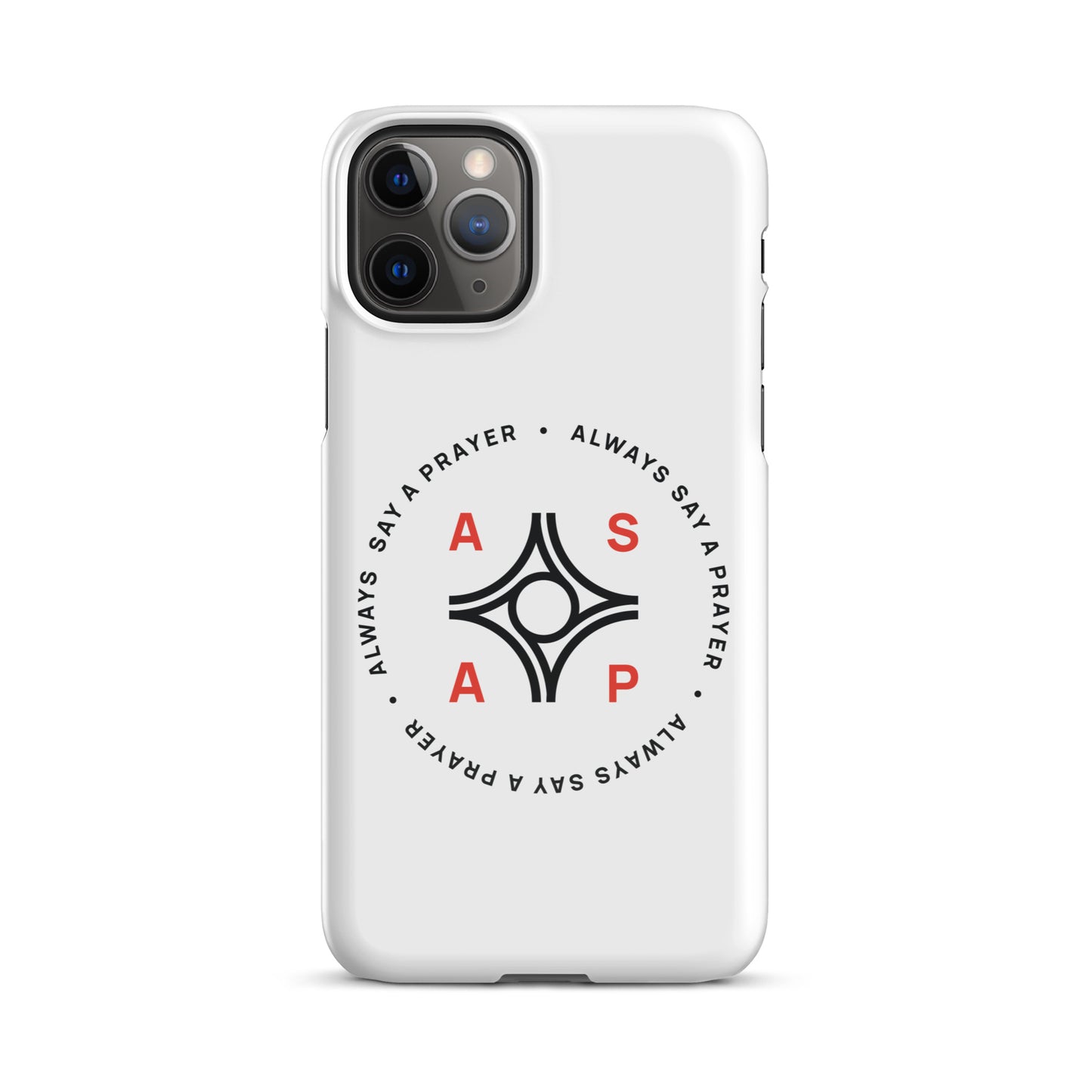 Snap-on Cell Phone Case Circular Logo