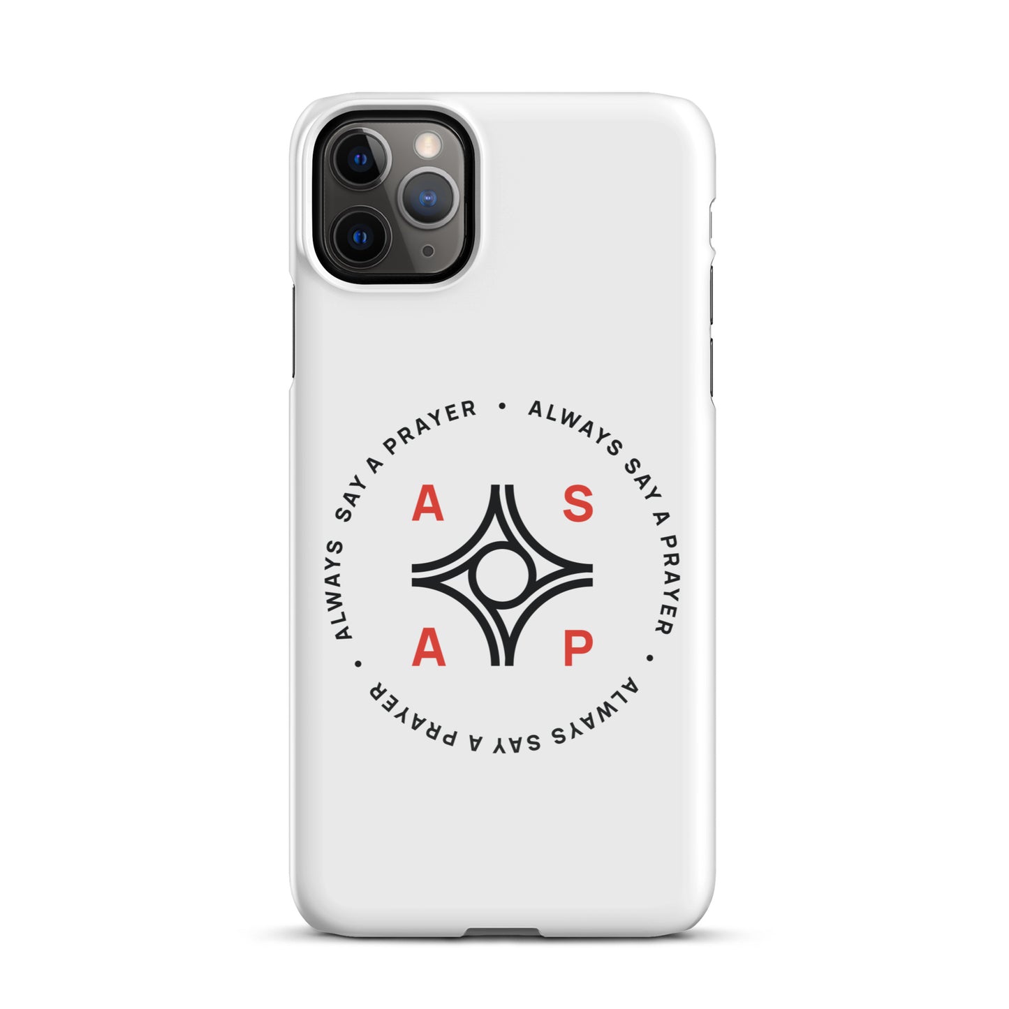 Snap-on Cell Phone Case Circular Logo