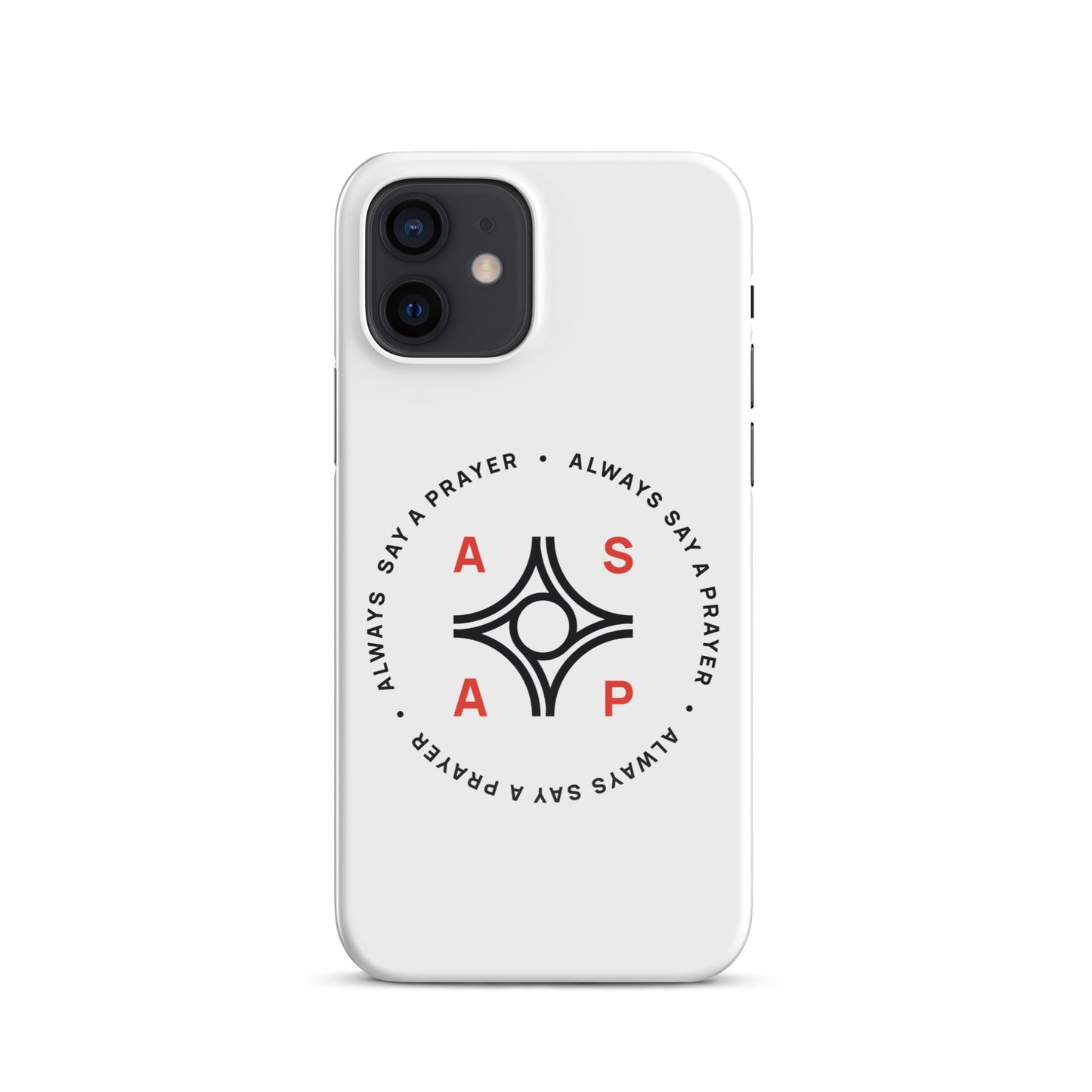 Snap-on Cell Phone Case Circular Logo