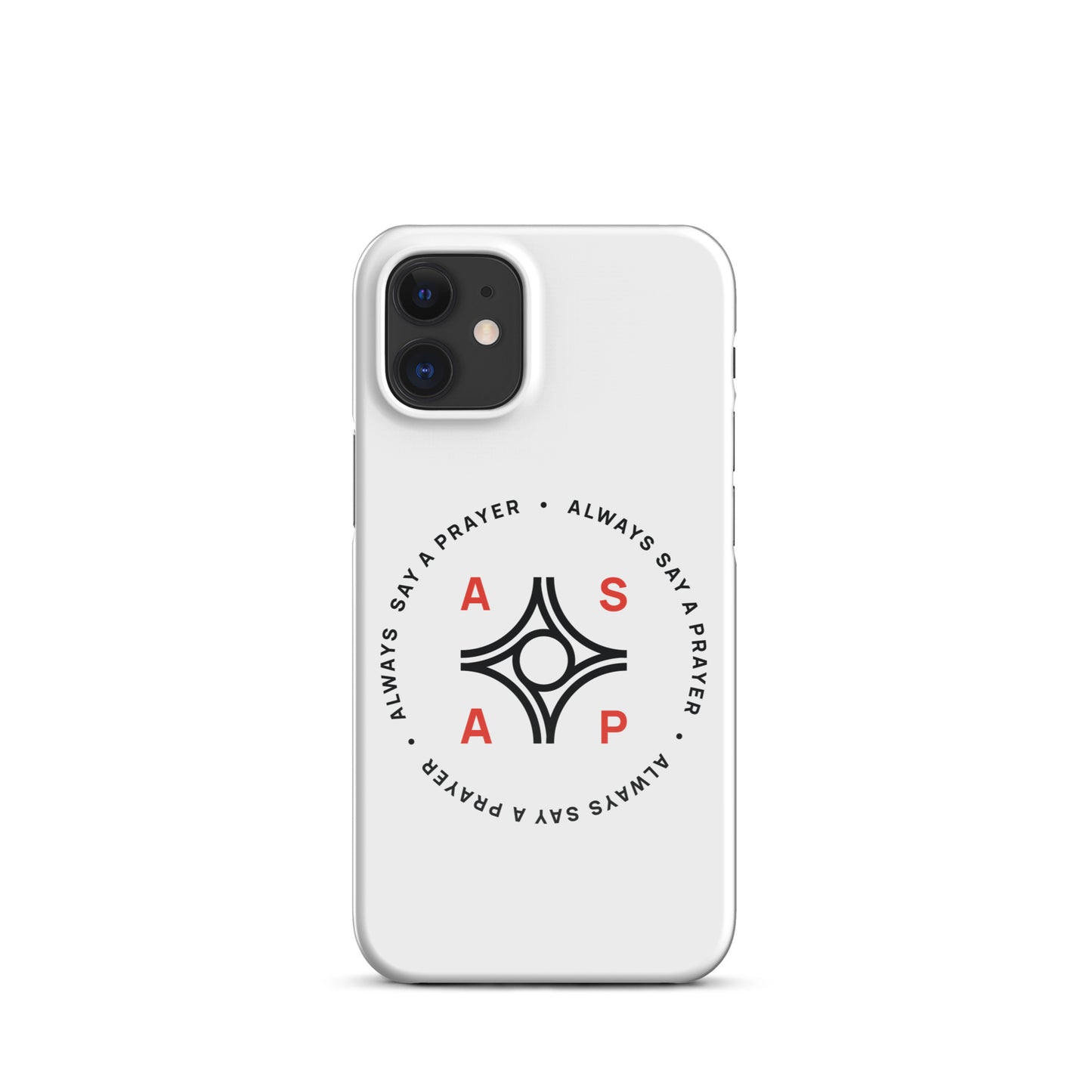 Snap-on Cell Phone Case Circular Logo