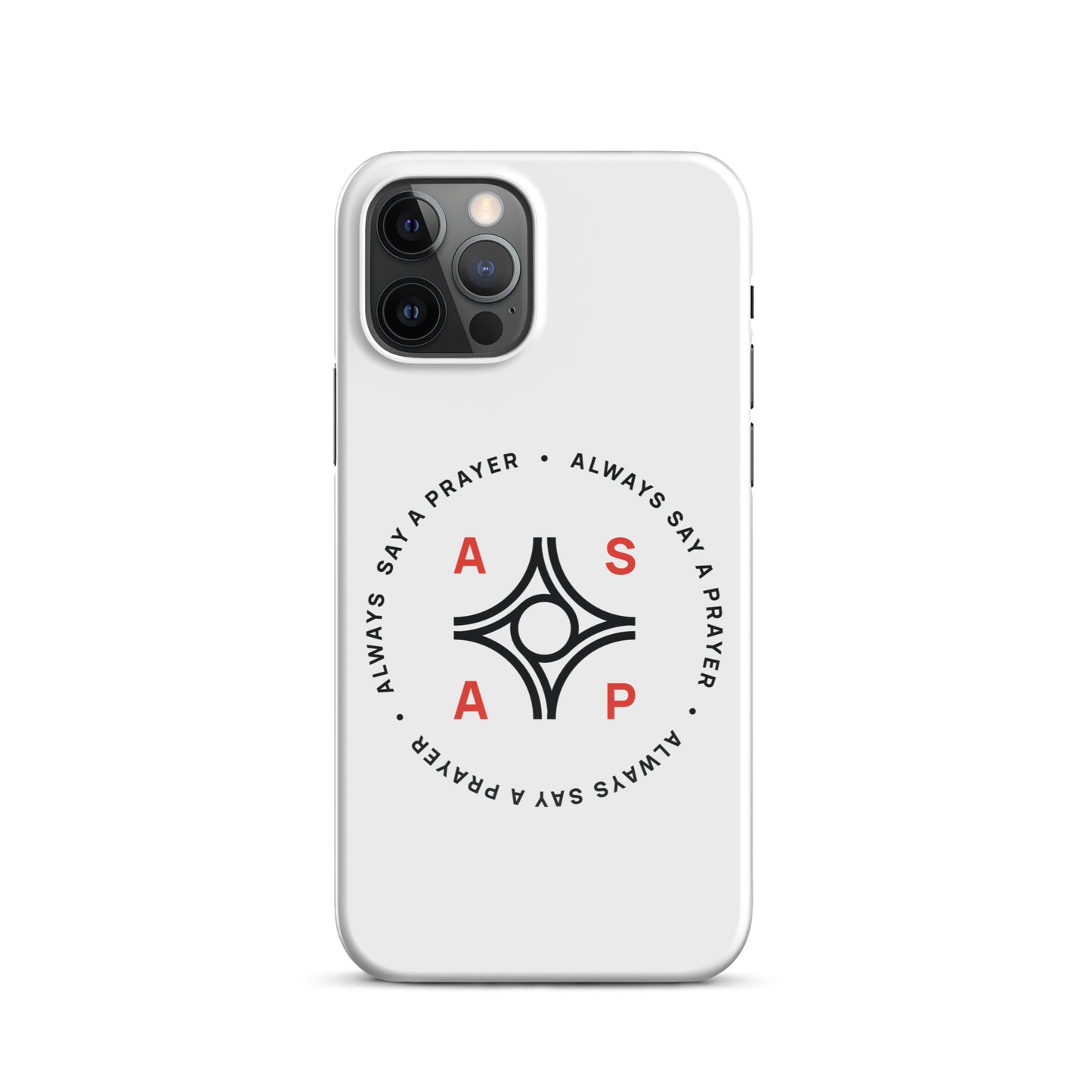 Snap-on Cell Phone Case Circular Logo