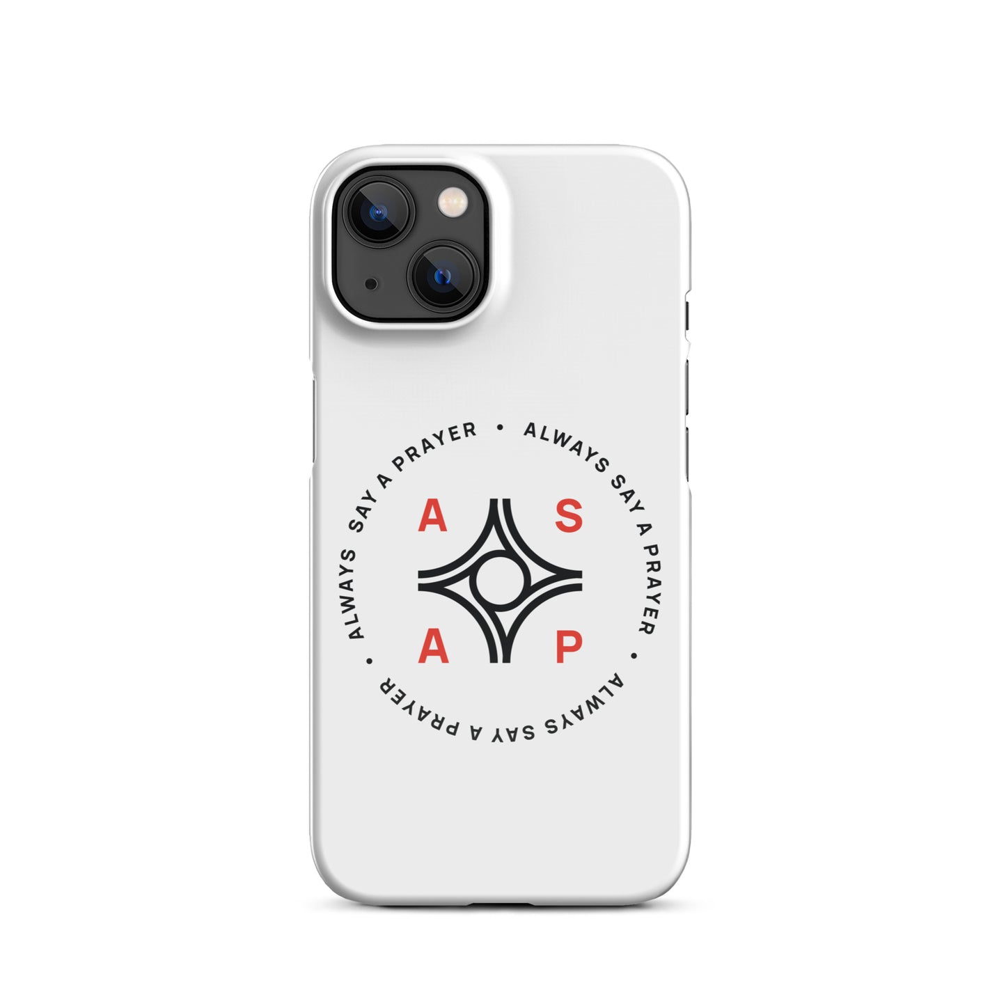 Snap-on Cell Phone Case Circular Logo