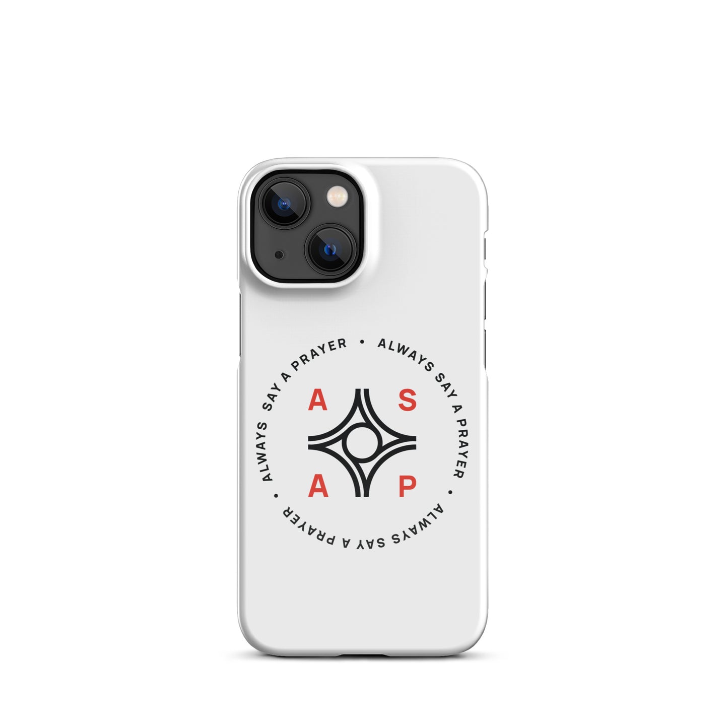 Snap-on Cell Phone Case Circular Logo