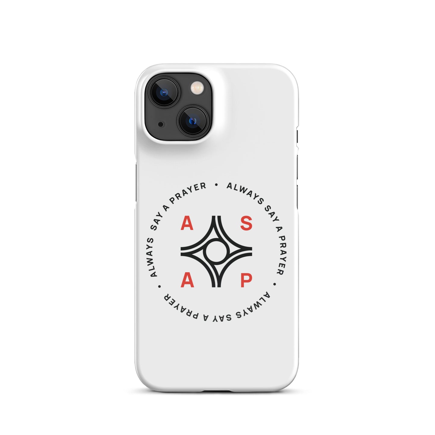 Snap-on Cell Phone Case Circular Logo