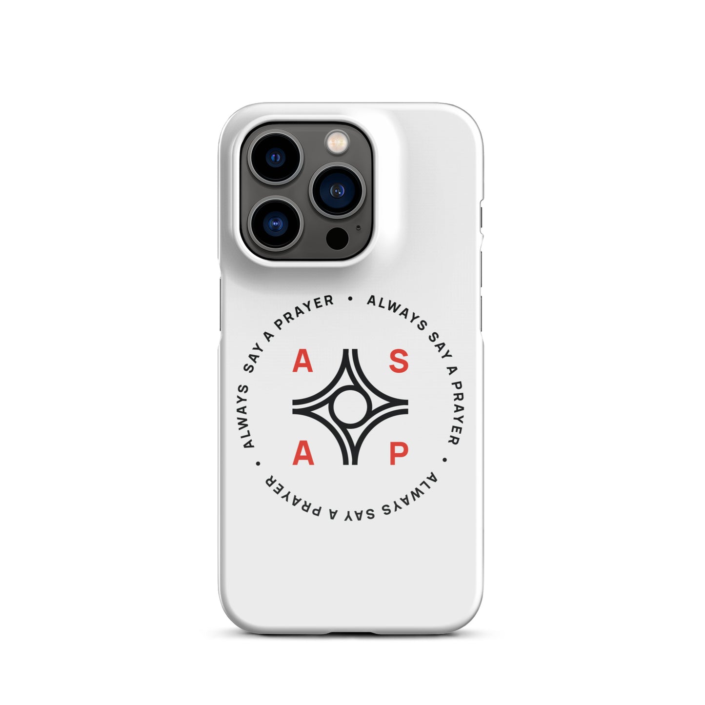 Snap-on Cell Phone Case Circular Logo