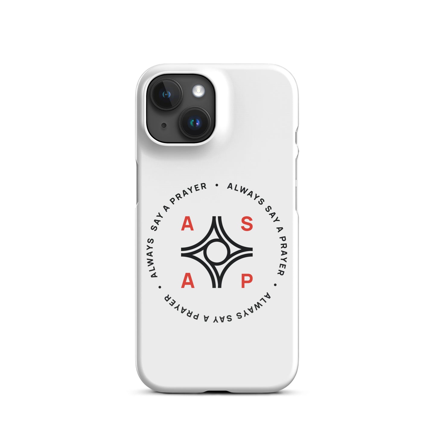 Snap-on Cell Phone Case Circular Logo