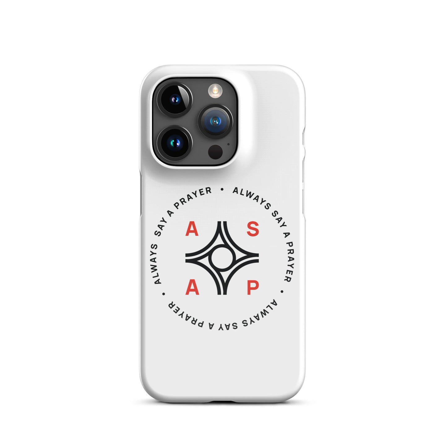 Snap-on Cell Phone Case Circular Logo