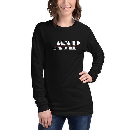 Unisex Long Sleeve Tee 2-Color ASAP Logo