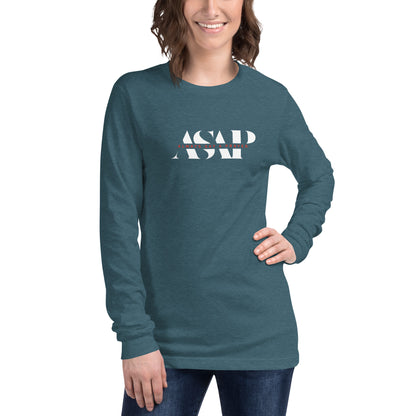 Unisex Long Sleeve Tee 2-Color ASAP Logo