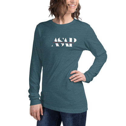 Unisex Long Sleeve Tee 2-Color ASAP Logo