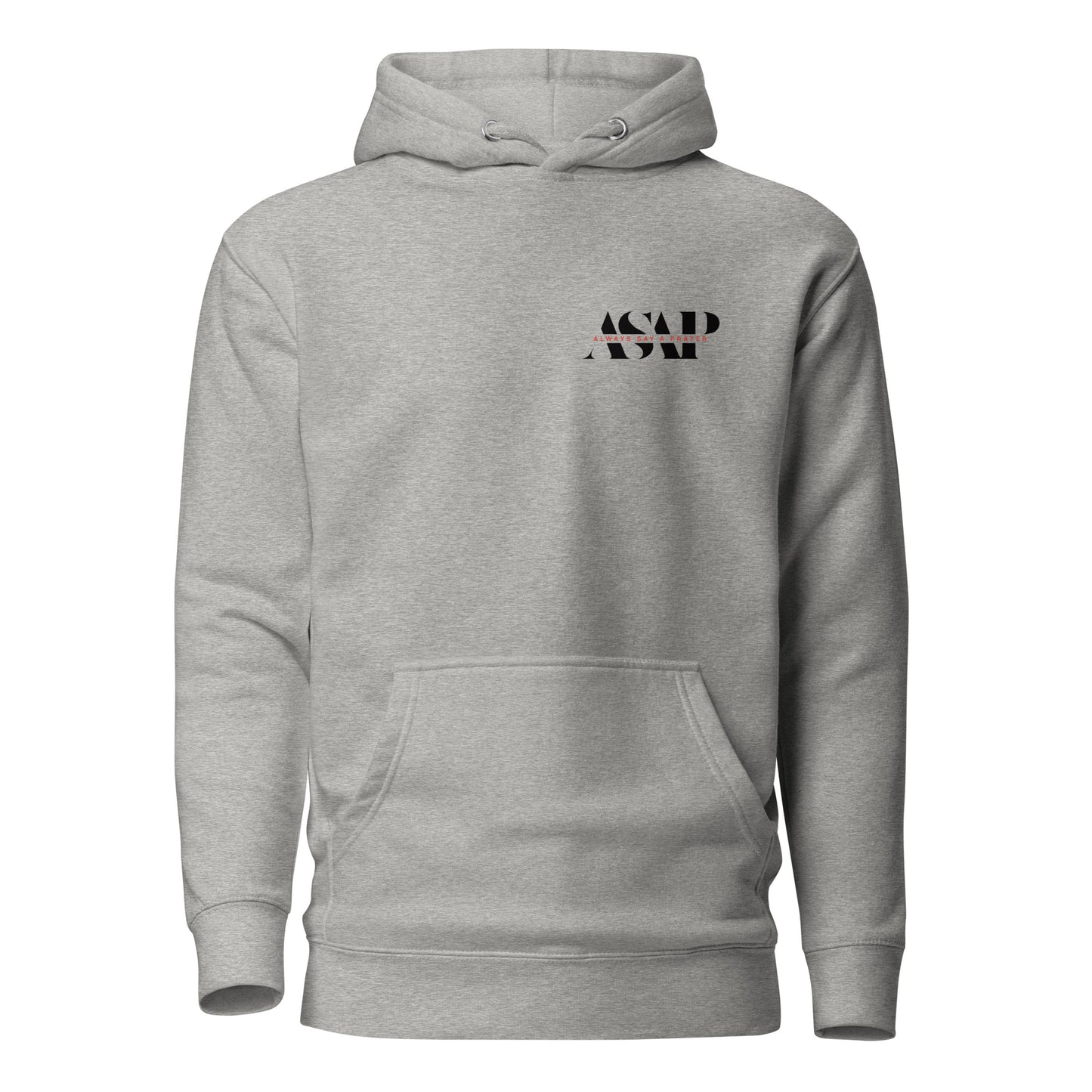 Unisex Hoodie Dark 2-Color ASAP Logo on front and back