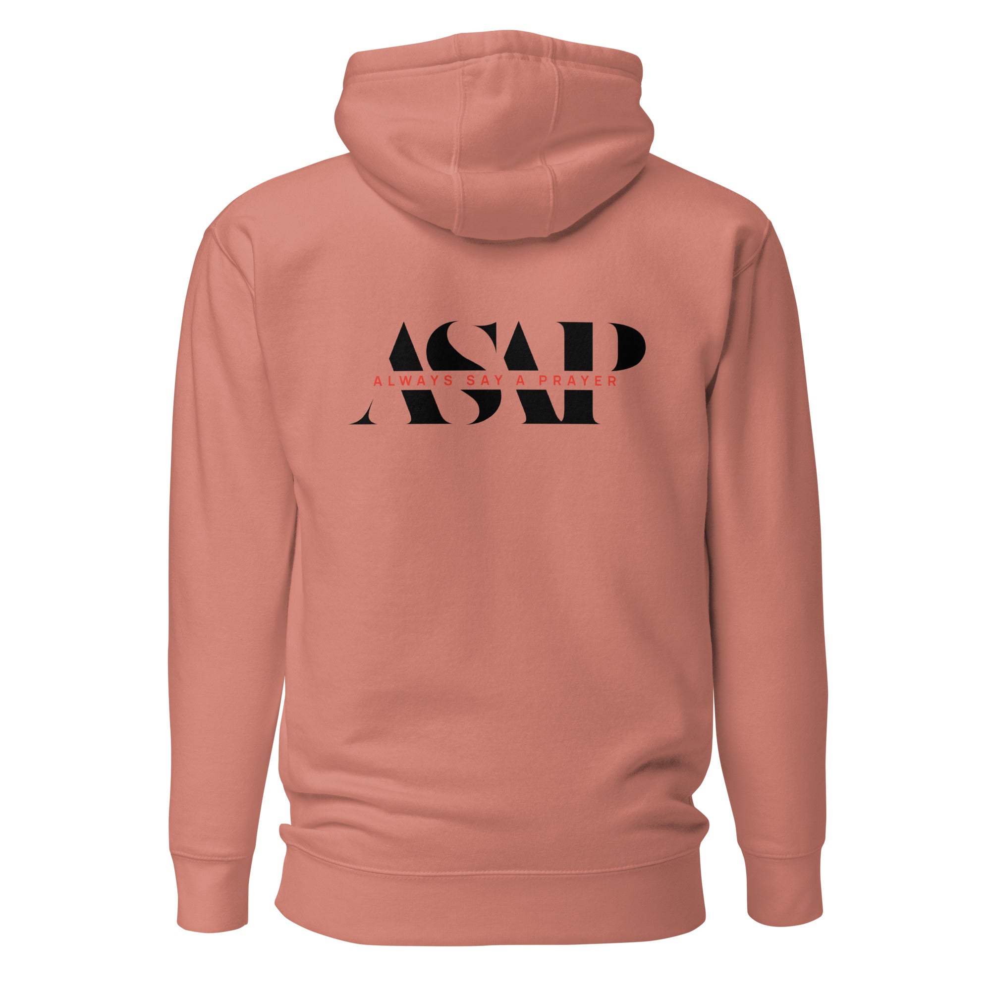 Unisex Hoodie Dark 2-Color ASAP Logo on front and back