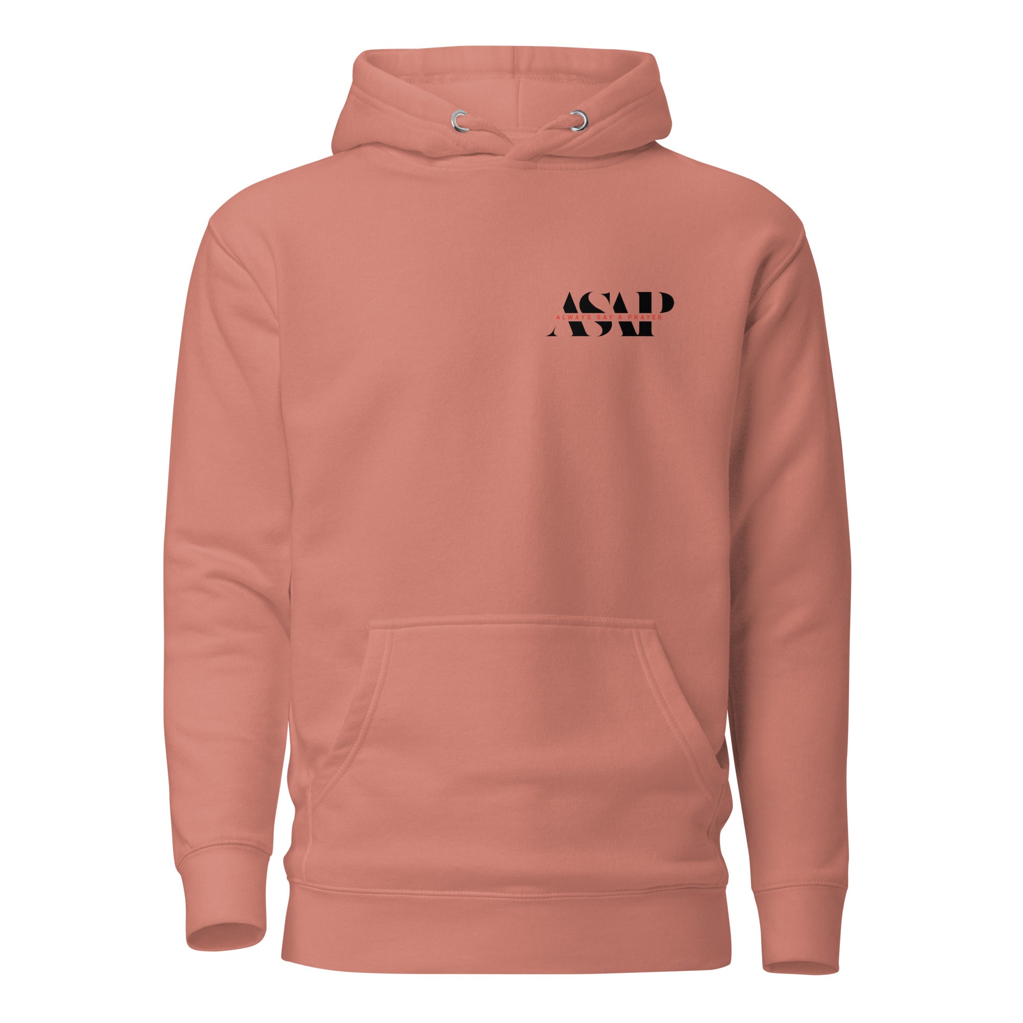 Unisex Hoodie Dark 2-Color ASAP Logo on front and back