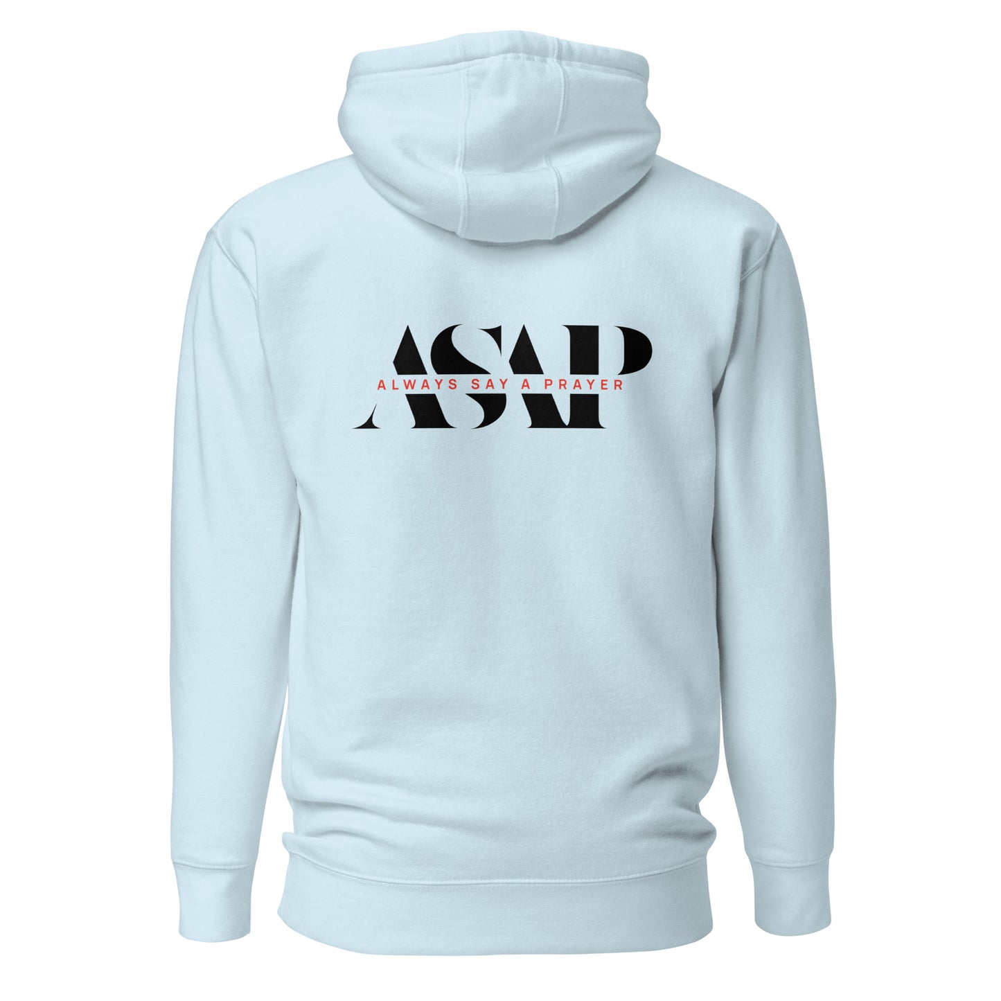 Unisex Hoodie Dark 2-Color ASAP Logo on front and back