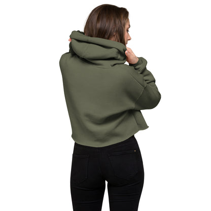 Crop Hoodie Shield Logo