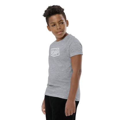 Kids and Youth Cotton Short Sleeve T-Shirt Shield Logo