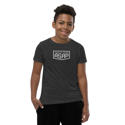 Kids and Youth Cotton Short Sleeve T-Shirt Shield Logo