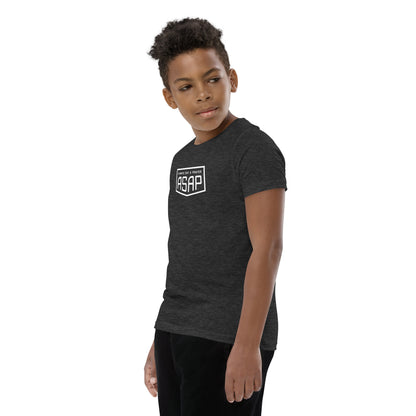 Kids and Youth Cotton Short Sleeve T-Shirt Shield Logo