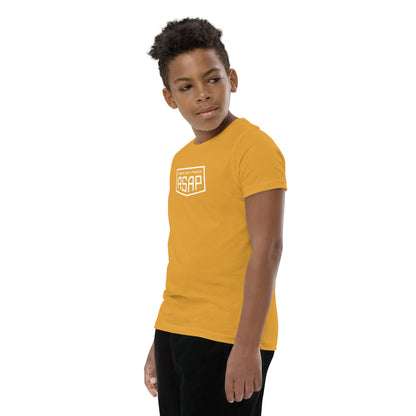 Kids and Youth Cotton Short Sleeve T-Shirt Shield Logo